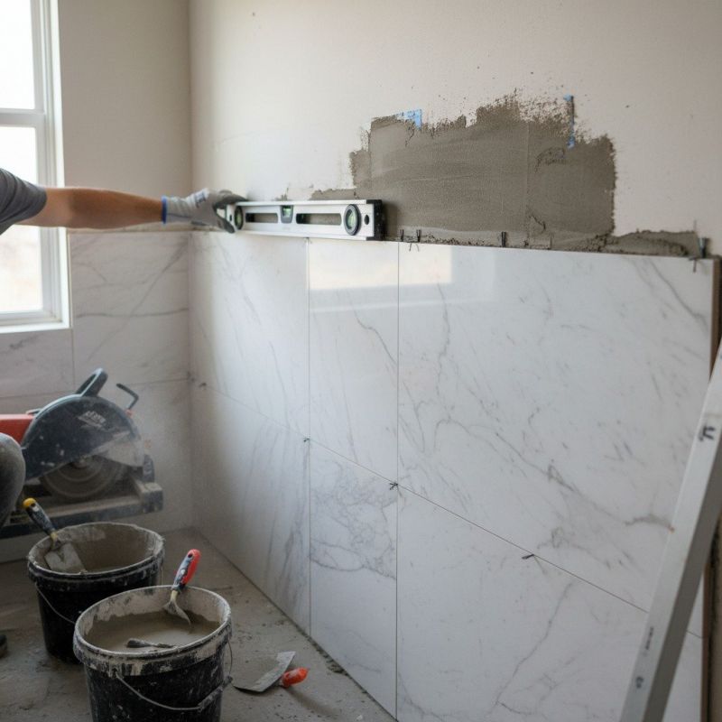 Travertine Floor Installation